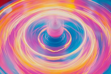 Obraz premium Colorful Abstract Swirl Pattern with Dynamic Light and Motion Effect