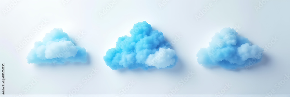 Aufkleber Design elements incorporate cloud formations with varying levels of transparency to create visually appealing and unique visual effects._00002_