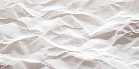 Obraz premium Album cover art Crumpled white paper texture centere