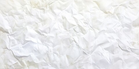 Fototapeta premium Mixed media background Crumpled white paper texture 
