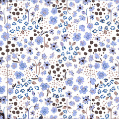 Vintage PAttern FLoral Blossom Design Illustration