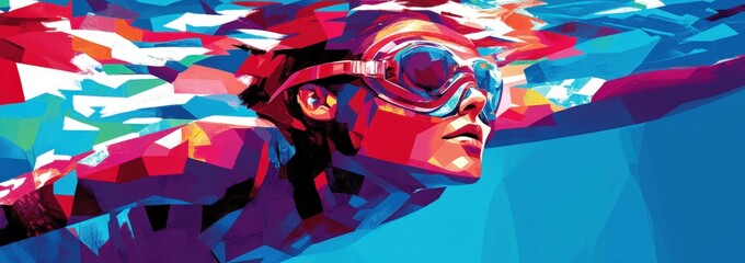 Exploring the creative elements of the Swimming cover art.