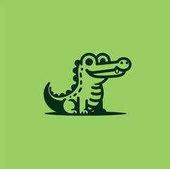 Modern Crocodile Logo Design