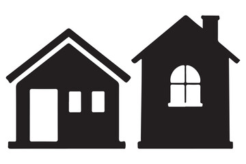 Simple silhouette home