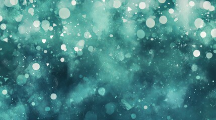 Abstract teal environment