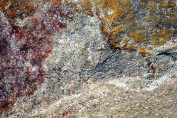 Incredibly beautiful patterns on granite stone  