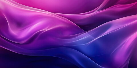 Obraz premium Abstract purple background with colorful gradient wavy lines, dark blue and pink color.