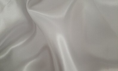 Fototapeta premium White fabric background for graphic design and wallpaper.