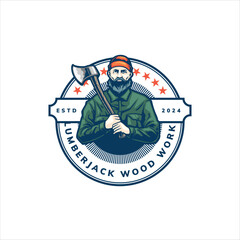 lumberjack classic badge artwork