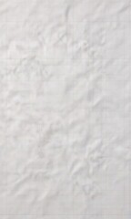 Obraz premium Close-up texture of blank white squared paper sheet, blank, squares, white