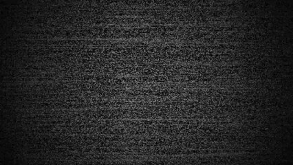 Static tv noise, bad tv signal monochrome TV static noise interference on a TV screen caused by satellite signal loss. No signal, flickering, old analog vintage Tv concept. 4k, digital