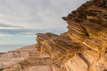 Mille-Feuille Cove located on the Cap Bon of Tunisia, in Korbous.