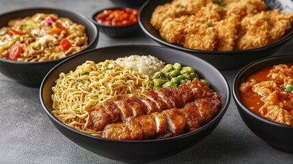 Delicious Asian Cuisine Variety 