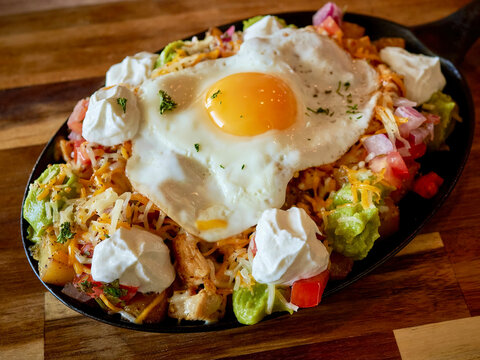 Potatoes and Egg Brunch skillet 