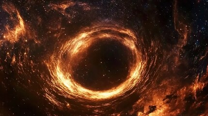 Dark Universe with Stars Seamless Loop for Background Design