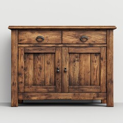 Sideboard isolated on white background