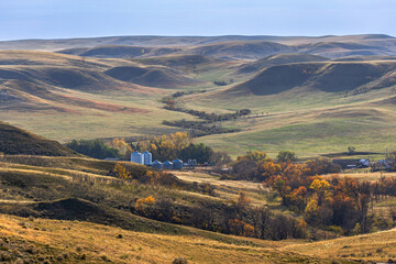 Obraz premium Big Muddy Valley, Saskatchewan, Canada