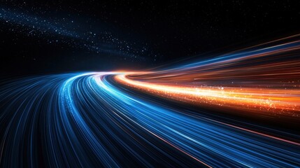 Success and Achievement Abstract image of a shooting star streaking across the night sky, leaving a trail of light, representing achieving goals, reaching for the stars, and fulfilling potential.