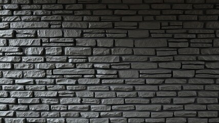 Obraz premium Grey Stone Brick Wall Background, Stunning Colors, High Definition