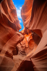Antelope Canyon - located on Navajo land near Page, Arizona, USA	
