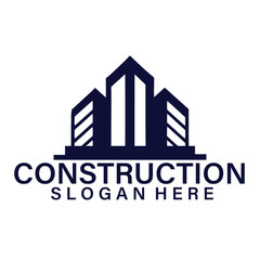 Fototapeta premium Construction Logo design Vector Art Icons unique new free vector eps Graphics for Free and construction Logo royalty free images for your company or home or business Property home investment logo