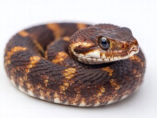 Obraz premium Observing the plainbellied water snake wetlands wildlife photography natural habitat close-up serpent behavior