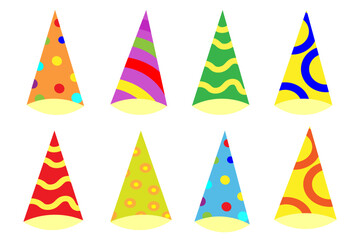 colorful birthday hat