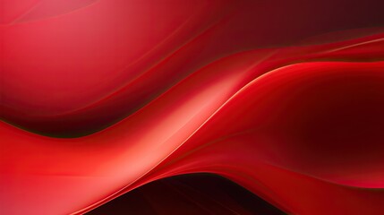 Fototapeta premium Red abstract Valentines Day background. Dynamic shapes composition