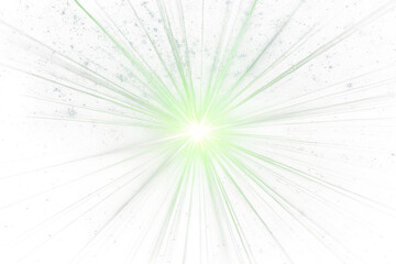 Obraz premium abstract fractal burst isolated on transparent background