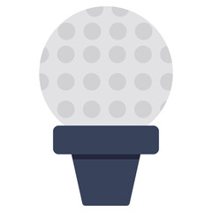 A unique design icon of golf tee