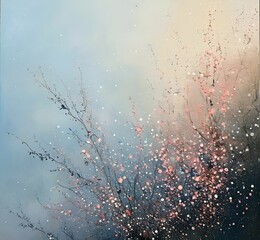 background with drops of water