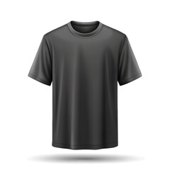 Naklejka premium black t shirt isolated