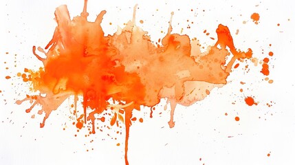 Fototapeta premium Freepik Orange watercolor texture background