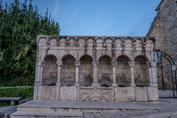 Obraz premium Isernia, Molise. The Fraternal Fountain 1024