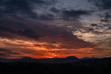 Obraz premium Spectacular photographs of sunsets in Molise 1124