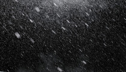 Intense Snowstorm in Motion. Dynamic View of Falling Snowflakes Against a Dark Night Sky Perfect for Winter Themed Design Projects, Nature Blogs, Weather Forecasts, or Atmospheric Film Backdrops