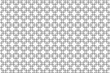 Abstract geometric design with overlapping squares creating dynamic visual patterns