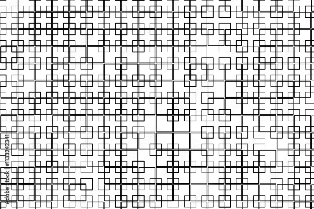 Fototapete symmetrical pattern of interwoven squares creating a sense of movement.
