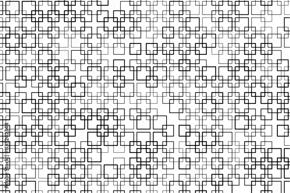 Fototapete symmetrical pattern of interwoven squares creating a sense of movement.
