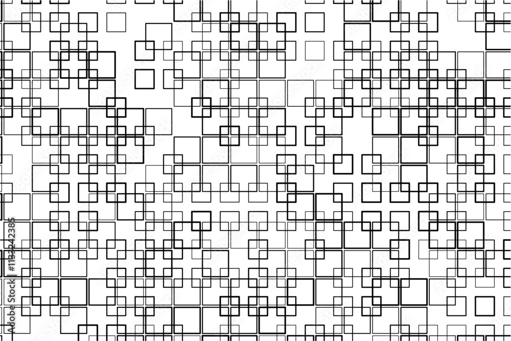 Leinwandbilder dynamic square intersections form a bold, geometric design pattern