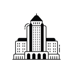 Obraz premium Los angeles vector icon