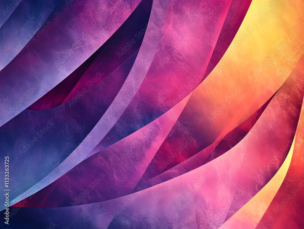 Aufkleber vibrant abstract waves of colorful textures in fluid motion for artistic backgrounds and creative de