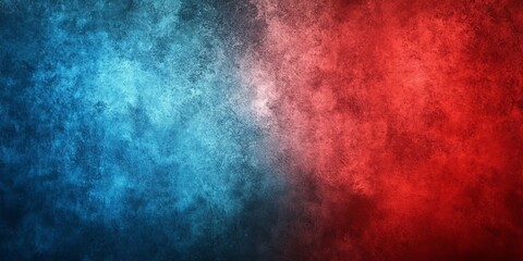 Fototapeta premium Blue Red Colors Gradient Background with a Grainy Texture, Generative AI