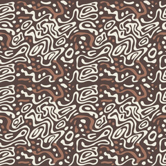 Abstract simple geometric vector seamless pattern with gold line texture on white background. Light modern simple wallpaper, bright tile backdrop, monochrome graphic element
