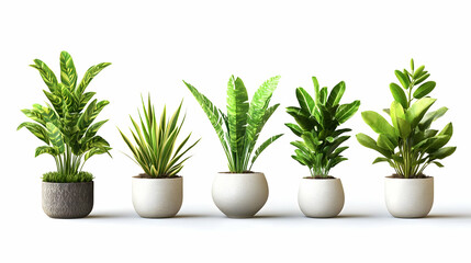 Obraz premium house planton isolated on a white background