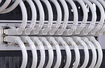Marking of electrical wires using thermal printing on vinyl tape.