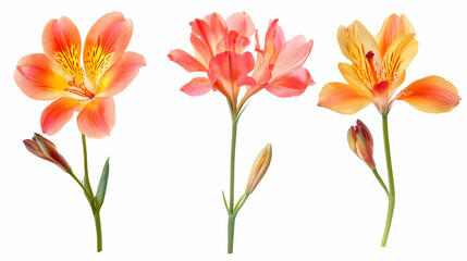 Fototapeta premium mexican floweron isolated on a white background