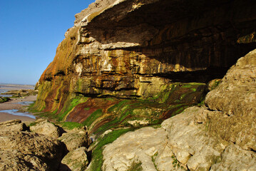 Gruta en la playa Las grutas en Rio Negro Argentina