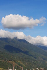 view of the mountains avila en Caracas venezuela