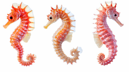 Fototapeta premium seahorseon isolated on a white background